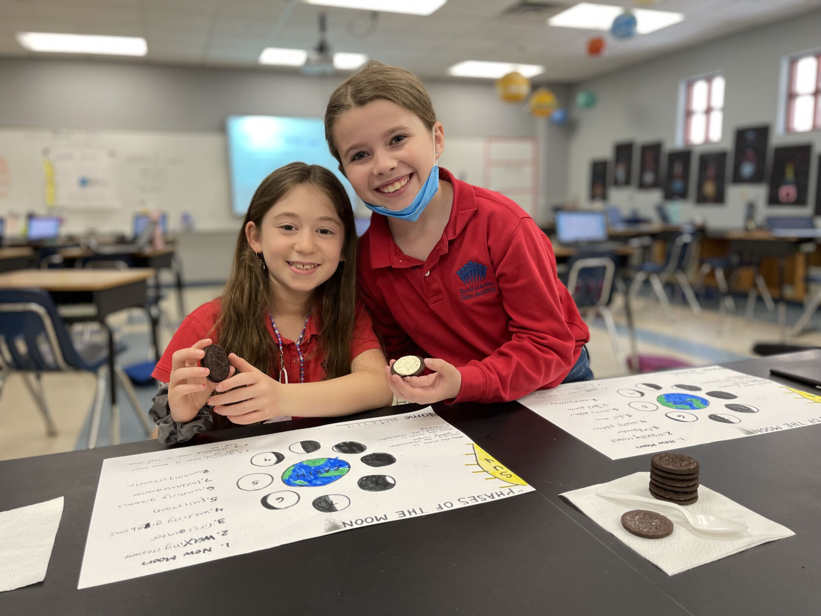 Students at Davis Academy in classroom